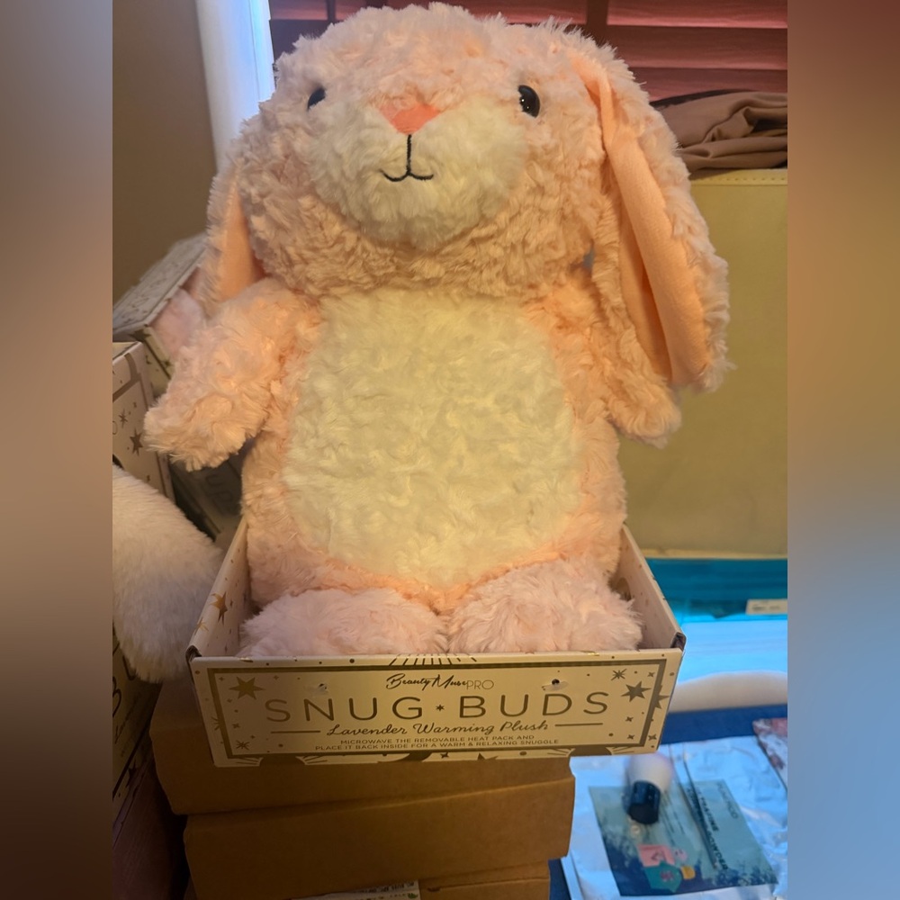Snug Buds Lavender Warming Plush Bunny! All Ages